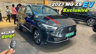 New MG ZS EV Exclusive Modal 2023  Onroad Price amp Features ❤️ Electric SUV ❤️ [upl. by Amek591]