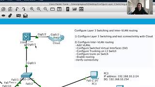 Configure Layer 3 Switching and Inter VLAN Routing Part ONE [upl. by Intisar]