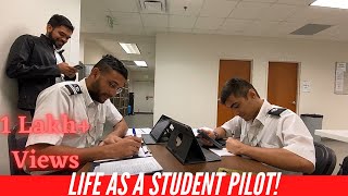 A Day in The Life of a Student Pilot Indigo L3 Cadet Pilot Program [upl. by Adnahsal927]