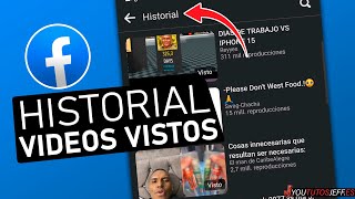 Como VER Historial de Videos VISTOS en Facebook 2025 🔵 [upl. by Ettenyar]