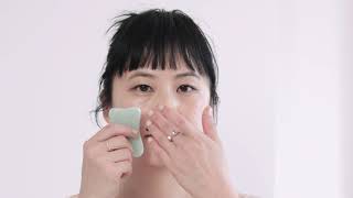 Learn Facial Gua Sha from a Chinese Medical skincare professional [upl. by Arnelle]