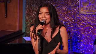 Erika Mireya Cruz sings quotRainbow Highquot from Evita at 54 Below [upl. by Aipmylo]