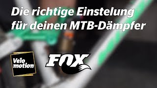 TechTalk mit Fox Die perfekte Einstellung für den Dämpfer [upl. by Mcnutt806]