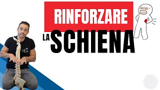 Esercizi per RINFORZARE la SCHIENA ecco i migliori 3 [upl. by Hogue]