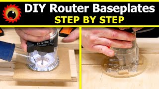 Custom Router Baseplates Step By Step [upl. by Cassella]