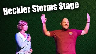 Heckler Storms Stage  Stand Up [upl. by Gnal]