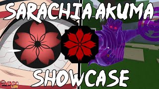 Shindo Life Sarachia Akuma Showcase [upl. by Ettenil]