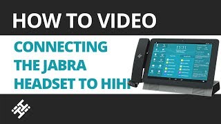 How to connect a Jabra headset to the HiHi [upl. by Namrac]