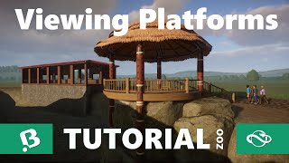 How to make Viewing Platforms  Planet ZOO Tutorial amp Guide amp Tips 7 [upl. by Priest]