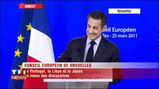 Un journaliste italien pose une colle à Nicolas Sarkozy «Appelez ma femme» [upl. by Hathaway]