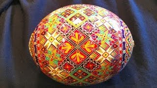 How to Prepare an Ostrich Egg Shell for Pysanky and Batik Style Eggs [upl. by Essilevi]