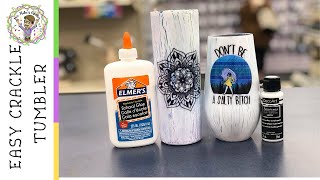 Easy Crackle Technique with Elmers Glue [upl. by Prudie]