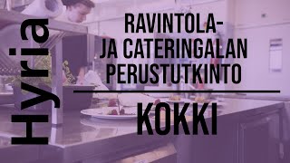 Ravintola ja cateringalan perustutkinto  Kokki [upl. by Aliuqa661]