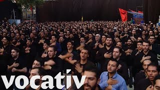 Shiite Muslims Hold Massive Rituals Of Mourning For Ashura [upl. by Asilahs]