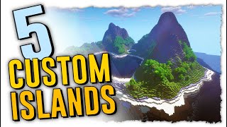 5 Custom Survival Island Maps 1162 Downloads [upl. by Erual407]