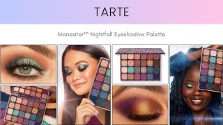 Tarte Cosmetics Maneater™ Nightfall Eyeshadow Palette [upl. by Lipp102]