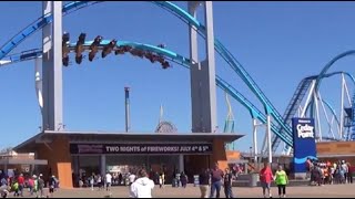 Cedar Point Full Tour Complete Park Walk Through Part 1 of 2 [upl. by Barayon416]