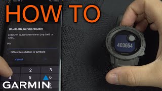 How to Connect Garmin Instinct to Phone Garmin Connect [upl. by Bergquist]