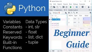 Python for Beginners with Spyder IDE [upl. by Eniamrehs]