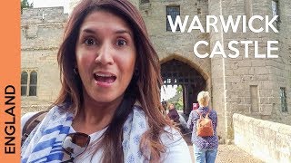 Warwick Castle  UK travel  We slept on the castle grounds [upl. by Nniw]