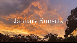 January Sunsets [upl. by Neelehtak]