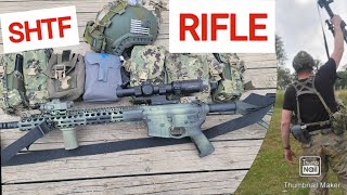 INFANTRYMAN SHTF RIFLE SETUP minuteman infantry shtf [upl. by Eelloh]