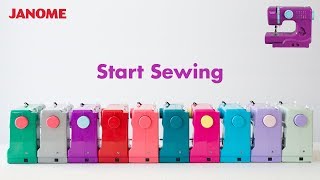 Start Sewing on the Janome Derby Line [upl. by Yntruoc]