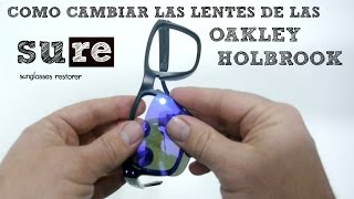 Lentes Oakley Holbrook – Cómo cambiar los cristales [upl. by Brigitta223]