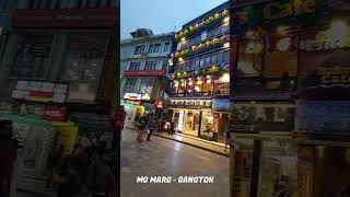 Evening View of MG Marg Gangtok [upl. by Oznola759]