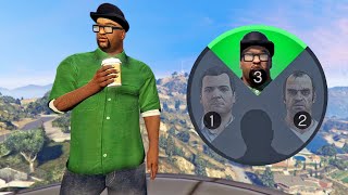 أخيرا فتحت البيغ سموك في لعبة جي تي أي 5  GTA V Play as Big Smoke [upl. by Erdried]