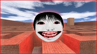 YOSHIE KIMURA NEXTBOT CHASE ME ON THE MAZE IN GMOD [upl. by Epuladaug658]