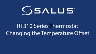 RT310 Series Thermostat  Changing the Temperature Offset [upl. by Nave40]