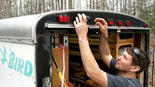 Cargo trailer reverse light installation [upl. by Lynnelle]