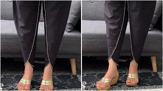 Best Tulip shalwar cutting and stithing step by step for beginners [upl. by Annaeg286]