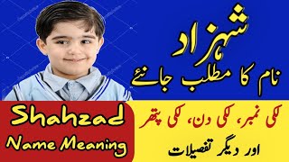 Shahzad Name Meaning In Urdu  Shahzad Naam Ka Matlab  Top Islamic Name [upl. by Sedecram]