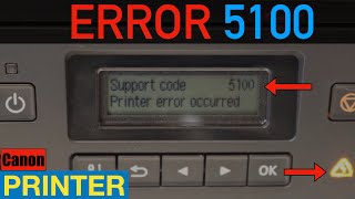 Canon Printer Error 5100 [upl. by Euqinobe]