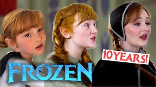 Do You Want to Build a Snowman  10 YEARS SAME ANNA [upl. by Worden]