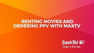 SaskTel Support  Setting up parental controls on maxTV [upl. by Akila]