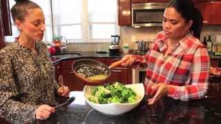 Brown Rice Pasta with Broccoli and a Lemon Garlic Sauce [upl. by Walcott929]