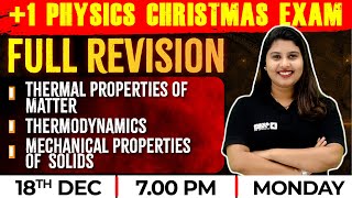 11 Physics Christmas Exam  Thermal Properties of Matter  Thermodynamics  Solids  Exam Winner 1 [upl. by Hoenack932]