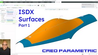 Creo Parametric  ISDX  Style Surfaces Part 1 [upl. by Ynohtnanhoj119]