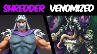 Shredder VENOMIZED Speedpaint amp Music [upl. by Sethrida]