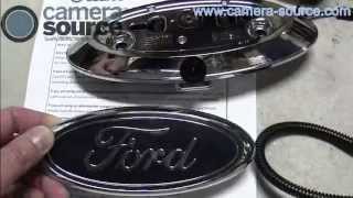 Camera Source Ford F150 F250 F350 backup camera kit installation with gyro mirror CSFTRF35 [upl. by O'Connor707]