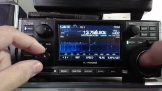 Icom ICR8600 Quick Tour [upl. by Merla7]