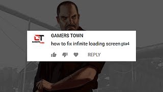 How to fix GTA 4 Infinite Loading Screen Fix [upl. by Hyacintha]