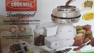 Cookwell Instagrind Mixer Grinder Review in Telugu [upl. by Akinahc421]