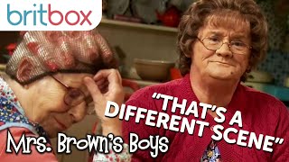 Winnie Gets Her Lines Wrong In the New Year Special  Mrs Browns Boys [upl. by Aicela182]