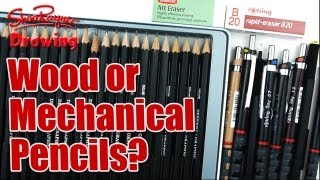 Wood or Mechanical Pencils  which pencils should you use [upl. by Paver943]