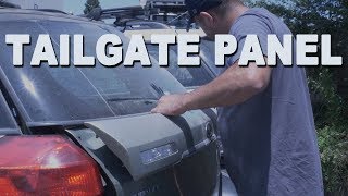 How to Remove a Tailgate Finish Panel  2006 Subaru Outback [upl. by Eanert154]