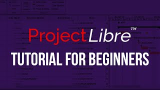 ProjectLibre tutorial for beginners How to use project management software [upl. by Yreved]